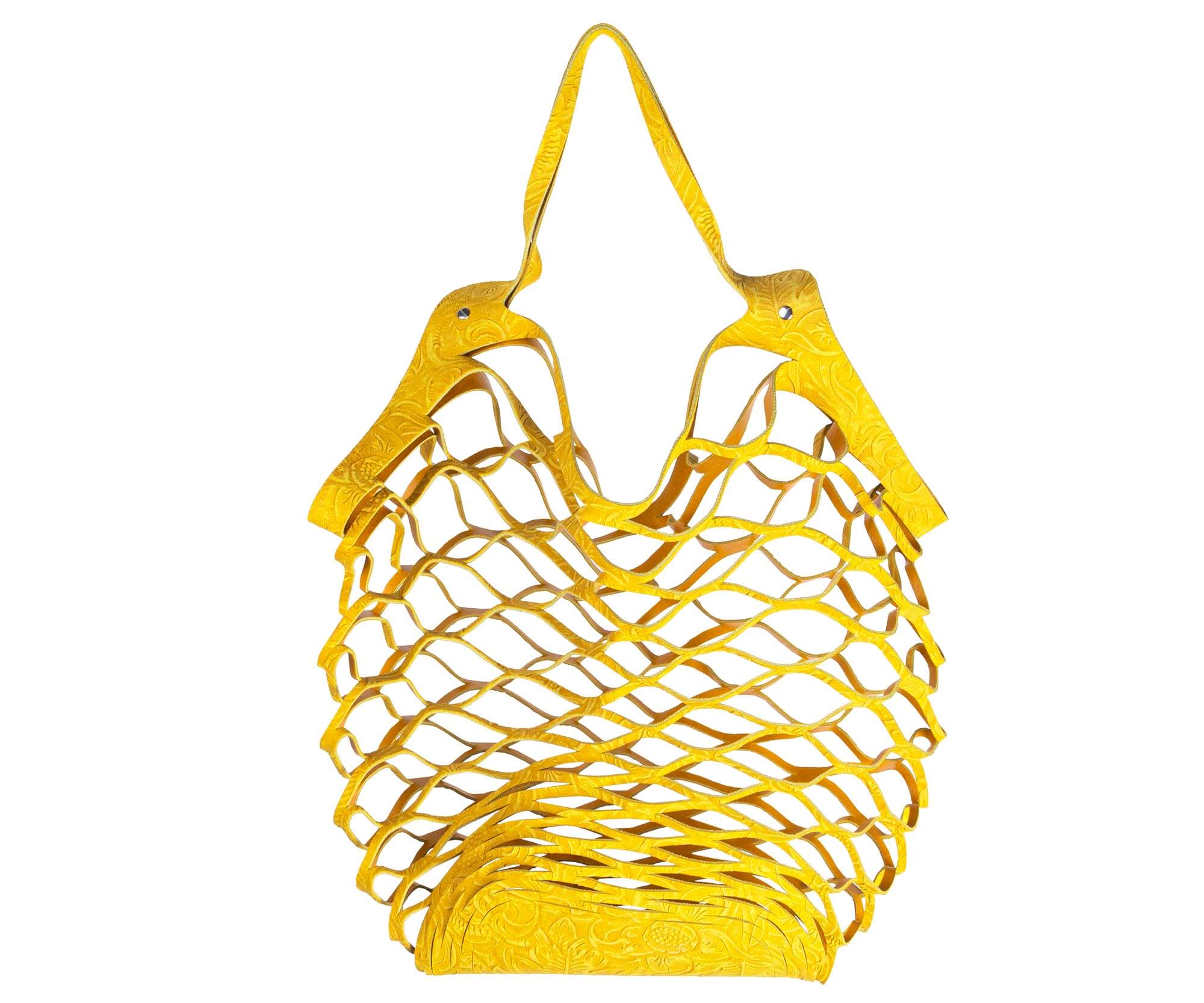 Vanzetti cut out bag yellow